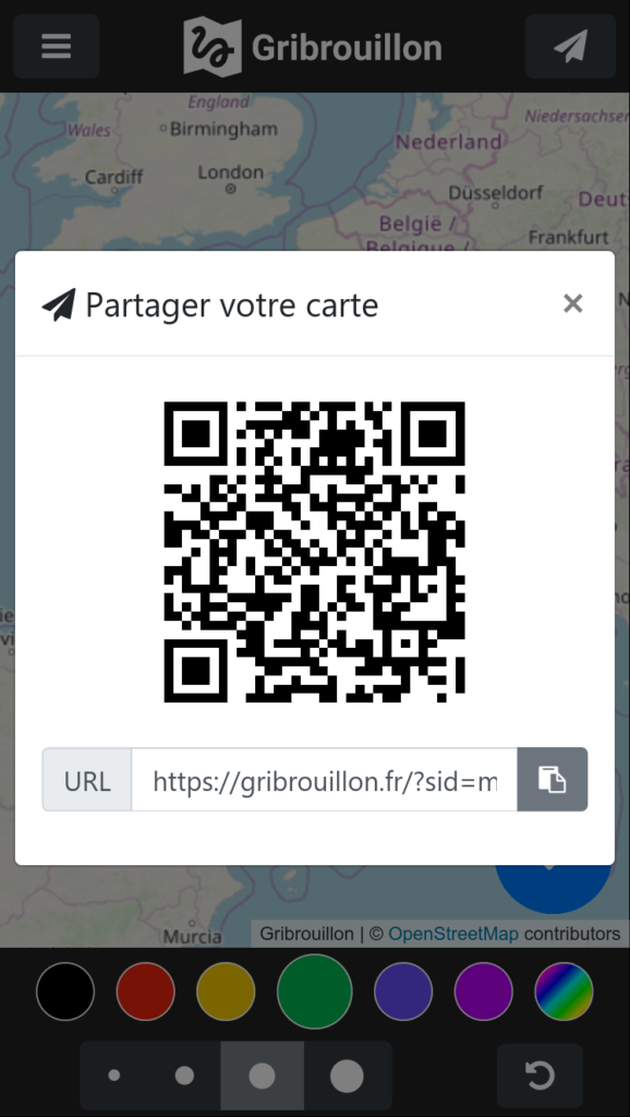Partage de carte